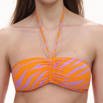 Chantelle Maillots de Bain Easy Pop Orange/Rose Soutien-Gorge Bikini Corbeille