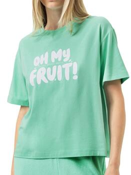 Mey Nachtmode Solid Love Vert Chemise de nuit
