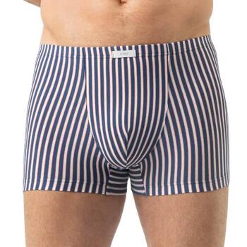 Mey Heren Coral Stripes Bleu Boxer en Coton
