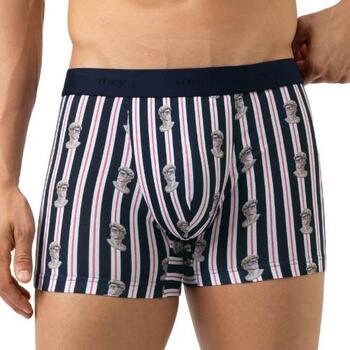 Mey Heren Marble Muse Bleu Marine Boxer en Coton