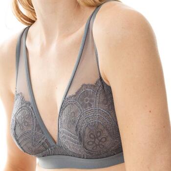 Mey Lingerie Poetry Fame Gris Soutien-Gorge sans Armatures en Dentelle