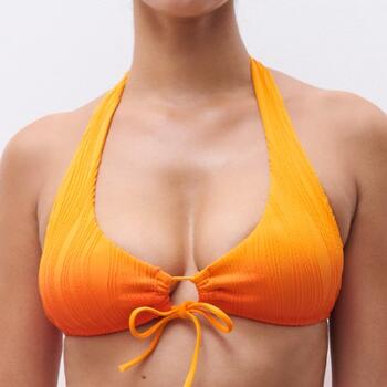 Chantelle Maillots de Bain Swim One Orange Soutien-Gorge Bikini Corbeille