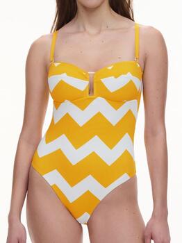 Chantelle Maillots de Bain Totem Jaune Maillot de Bain