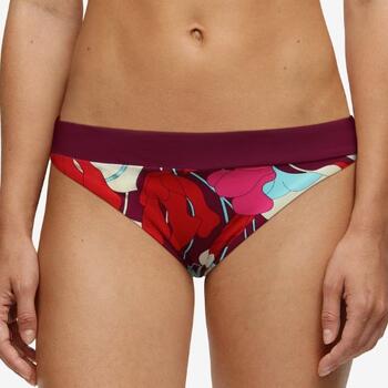 Chantelle Maillots de Bain Flowers Violet Slip de Bikini