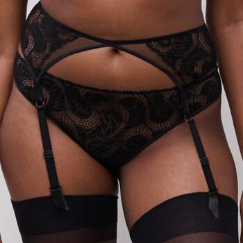 Chantelle Amor Noir Jarretelles Garter Belt