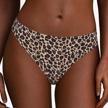 Chantelle SoftStretch Marron/Print Culotte String