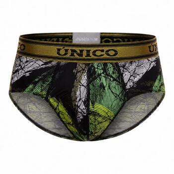 Mundo Unico Bractea Noir/Jaune Slip pour Hommes