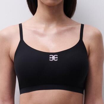 Chantelle SoftStretch Noir Soutien-Gorge sans Armatures en Dentelle