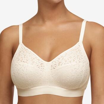 Chantelle EasyFeel Norah Blanc Cassé Soutien-Gorge sans Armatures en Dentelle