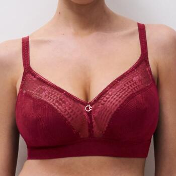 Chantelle Intrique Raspberry Soutien-Gorge sans Armatures en Dentelle
