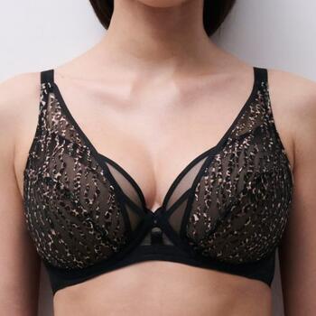 Chantelle Pulp Electra Noir Soutien-gorge sans forme