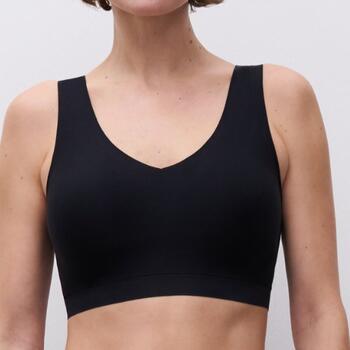 Chantelle SoftStretch Noir Soutien-Gorge sans Armatures en Dentelle
