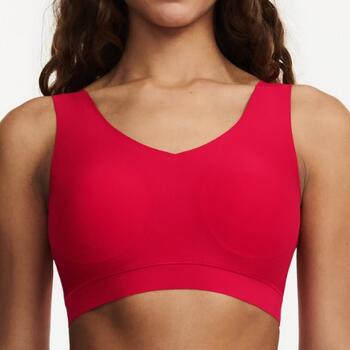 Chantelle SoftStretch Poppy Red Soutien-Gorge sans Armatures en Dentelle