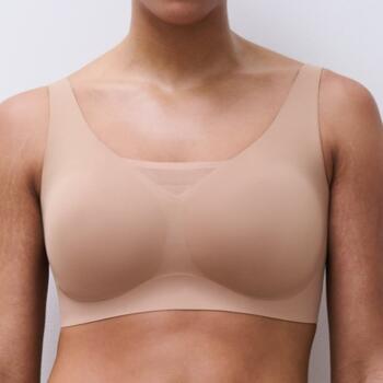 Chantelle Defi Marron Soutien-Gorge sans Armatures en Dentelle