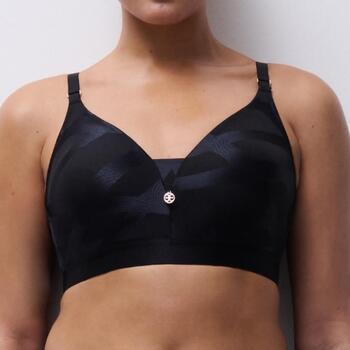 Chantelle Glaze Noir Soutien-Gorge sans Armatures en Dentelle