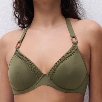Chantelle Maillots de Bain Serenita Kaki Haut de Bikini Préformé