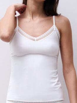 Chantelle Cozy Chic Blanc Top Spaghetti