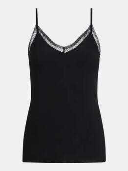 Chantelle Cozy Chic Noir Top Spaghetti