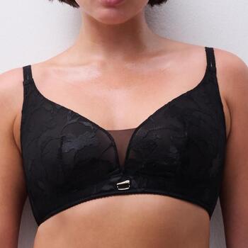 Chantelle Idyll Noir Soutien-Gorge sans Armatures en Dentelle