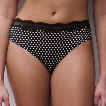 Chantelle Gloss Noir/Blanc Slip