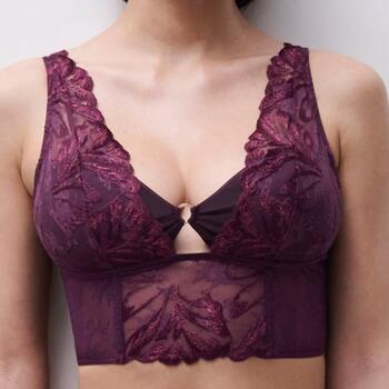 Chantelle Illusion Aubergine Soutien-gorge sans forme