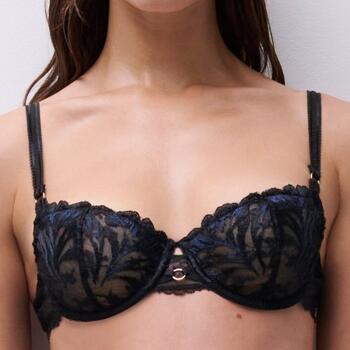 Chantelle Illusion Noir Soutien-gorge sans forme