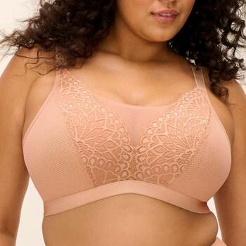 Elomi Tiernie Marron Soutien-Gorge sans Armatures en Dentelle