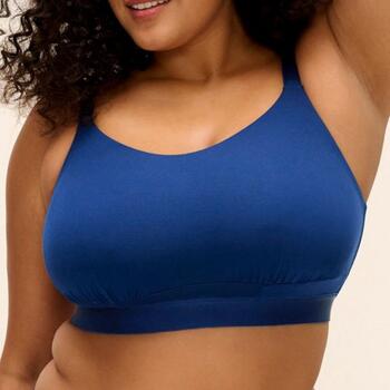 Elomi Downtime Bleu Soutien-Gorge sans Armatures en Dentelle