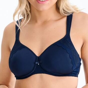 Lisca Evelyn Bleu Marine Soutien-Gorge sans Armatures en Dentelle