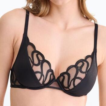 Lisca Shiny Secret Noir Soutien-gorge sans forme