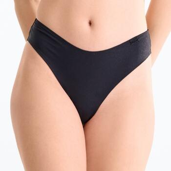 Lisca Shiny Secret Noir Slip Brésilien