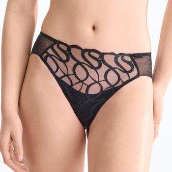 Lisca Shiny Secret Noir Slip