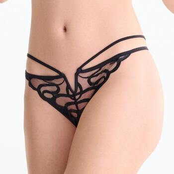 Lisca Shiny Secret Noir Culotte String