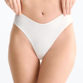 Lisca Shiny Secret Blanc Cassé Slip Brésilien