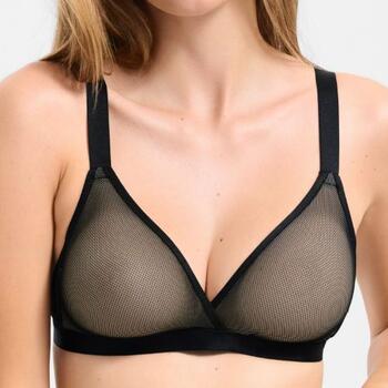 Lisca Mesh Noir Soutien-Gorge sans Armatures en Dentelle