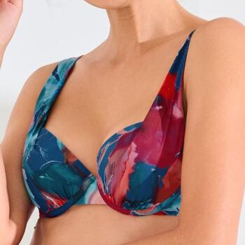 Maillots de bain Lisca Roma Bleu Haut de Bikini Préformé