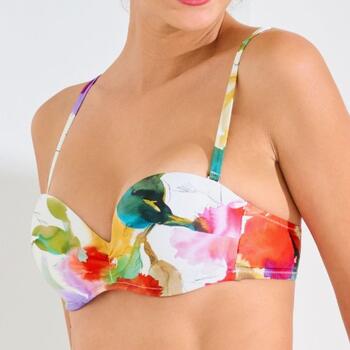 Maillots de bain Lisca Roma Blanc Soutien-Gorge Bikini Corbeille