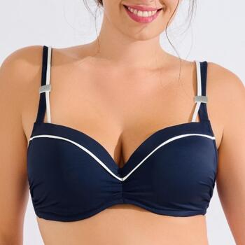 Maillots de bain Lisca Uvita Bleu Haut de Bikini Préformé