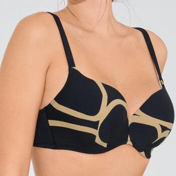 Maillots de bain Lisca Valencia Noir Haut de Bikini Préformé