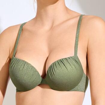 Maillots de bain Lisca Imperia Vert Olive Bikinitop Push Up