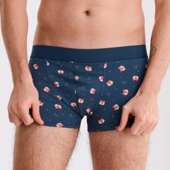 Lisca Heren Merry Bleu Marine Boxer