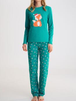 Lisca Nachtmode Foxy Vert Pyjama