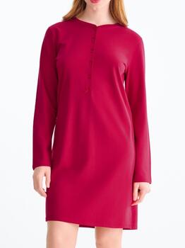 Lisca Nachtmode Cosy Nights Cherry Crimson Chemise de Nuit