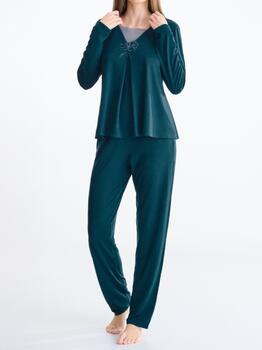 Lisca Nachtmode Velvet Bleu Pyjama