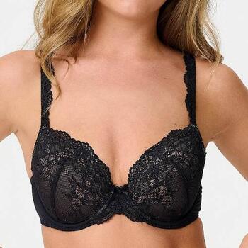 LingaDore Quotidien Basic Noir/Poudre Soutien-Gorge Rembourré