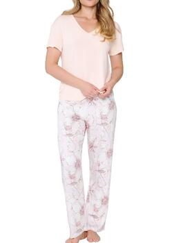 LingaDore Night 8407 Abricot/Print Chemise de Nuit