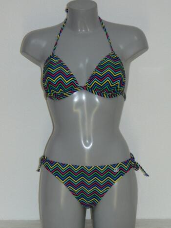 SHIWI DOLLY RAINBOW MultiColour Push Up Triangle Bikinitop + Brief