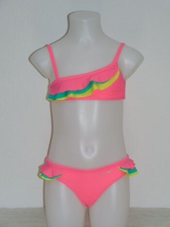SHIWI KIDS SENORITA Pink/Lime/Yellow Bikini