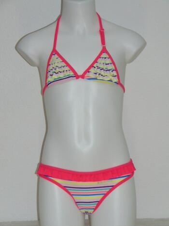 SHIWI KIDS BORDER White/Print Bikini