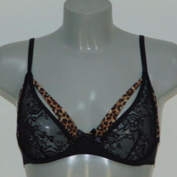 SAPPH SUPER SEXY KIM black/animal Soft cup bh